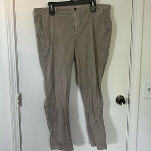 GAP khaki girlfriend chinos